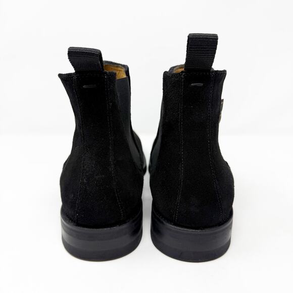 NWOB Russell & Bromley Black Suede Chelsea Boots Men’s Sz 44.5 Made in Portugal main image 9